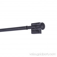 Mainstays Cameron 7/16 Adjustable Multi-Use Magnetic Appliance Rod, 16-28, Black 568375420
